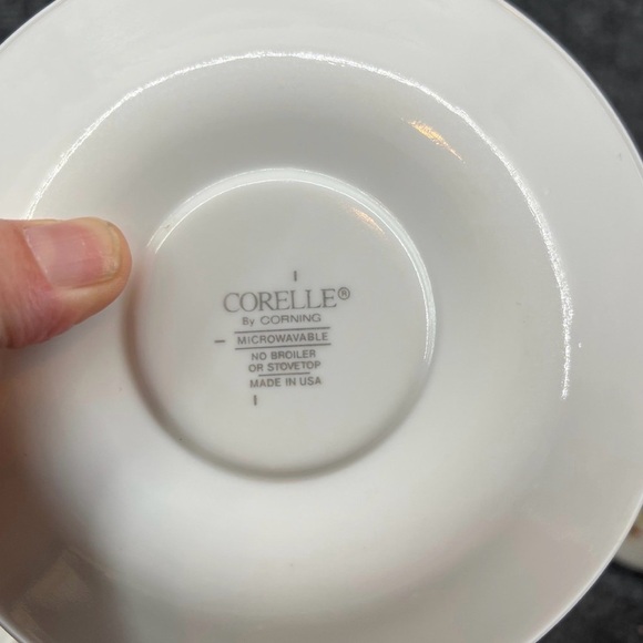 Vintage Corelle Summer Blush Corning Mug/Cup & Saucer Set of 6 - Picture 4 of 4